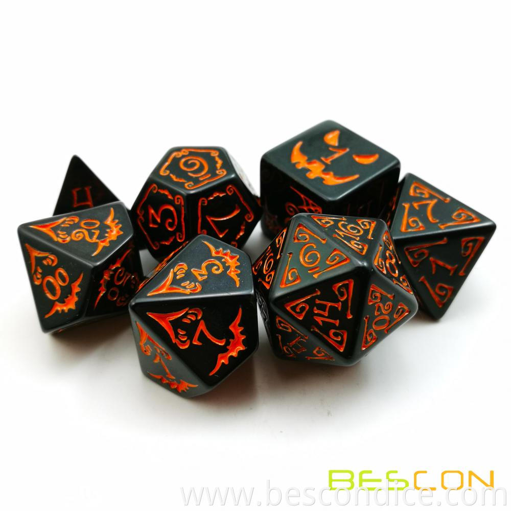 Halloween Rpg Dice Set Dnd Table Games 2